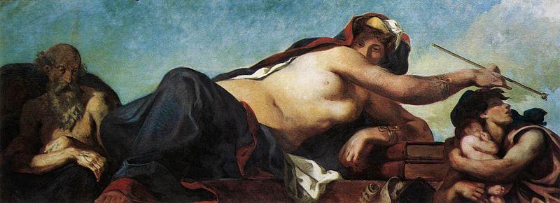 Eugene Delacroix Justice oil painting image